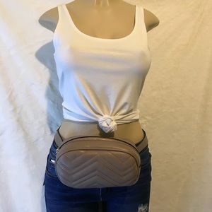 Selene Belt Bag in Taupe (Fanny Pack)